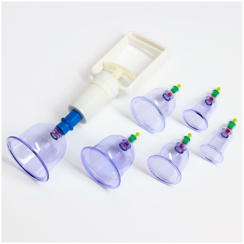 Набор вакуумных массажёров 6шт 484₽