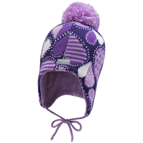 фото Шапка kerry размер 46, сиреневый/фиолетовый