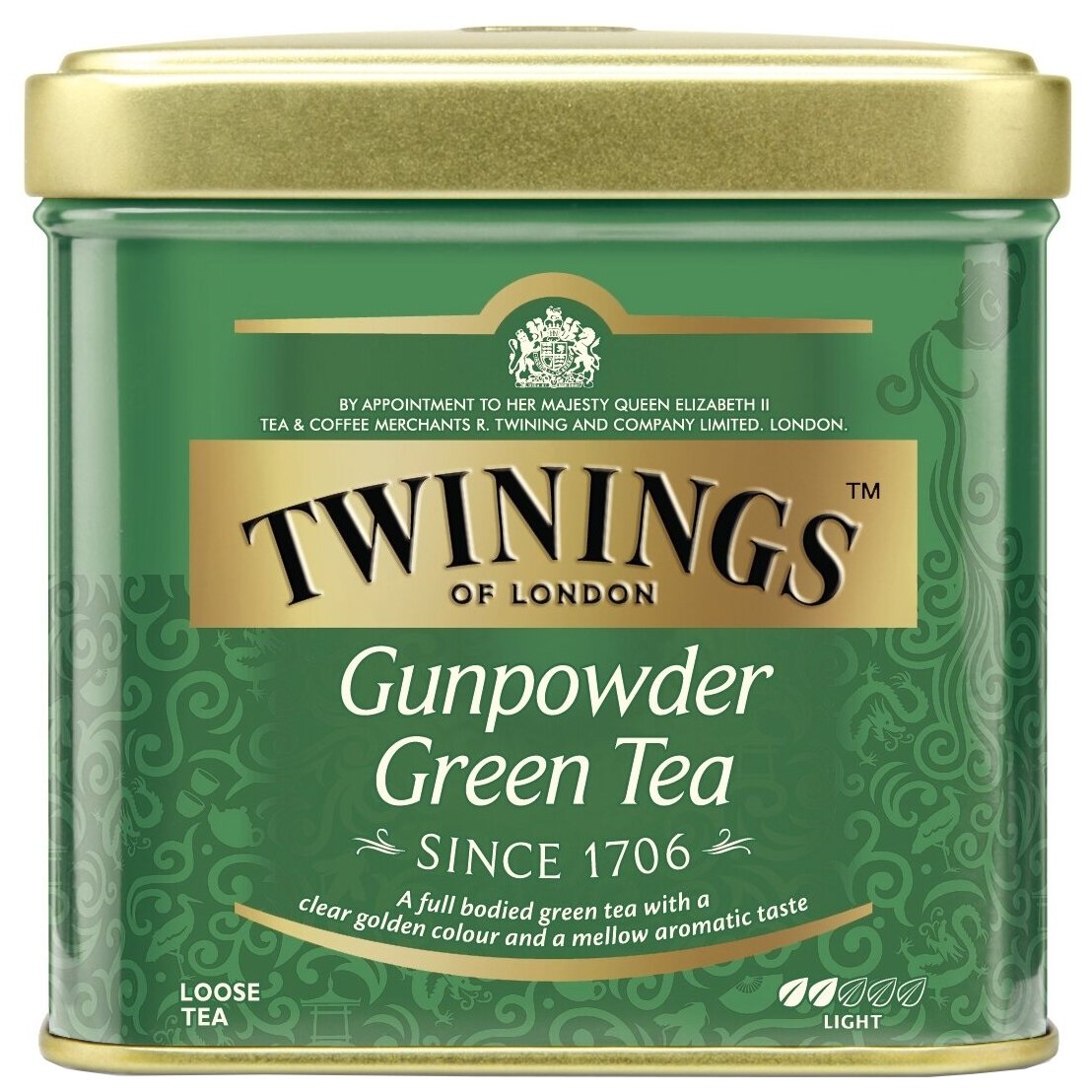 Twinings Gunpowder зеленый чай 100 г ж/б (029784) - фотография № 1