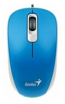 Мышь проводная Genius DX-110 синий USB 31010009400