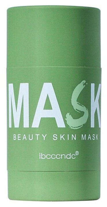 Ibcccndc Очищающая маска-стик против черных точек и акне Green tea face mask stick, 40 г