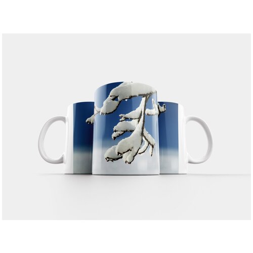 фото Кружка "ветвь, зима, снег" 320 мл lotsprints