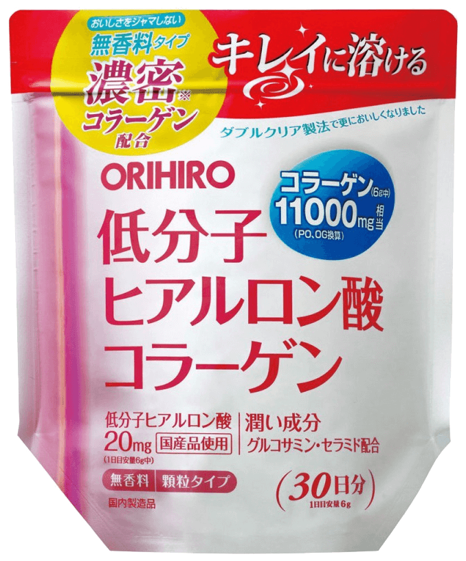Коллаген + гиалуроновая кислота (порошок 180г) орихиро