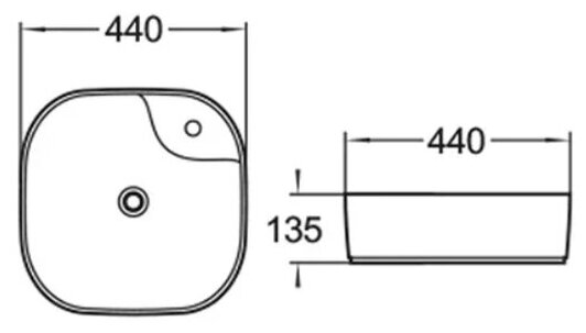 Раковина 44 см Comforty 78202 - фотография № 2