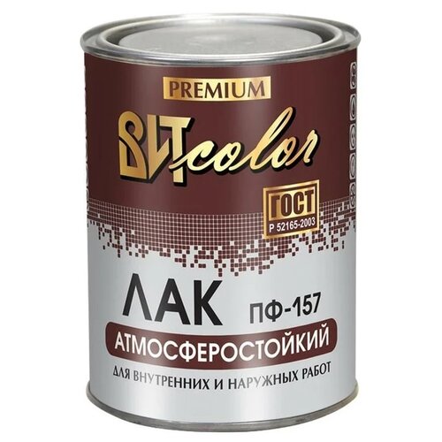 Лак ВИТ ПФ-157 атмосферостойкий алкидный бесцветный 0.8 кг