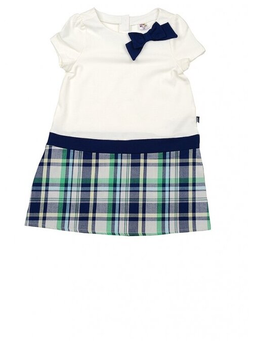 Платье Mini Maxi, размер 104, белый, мультиколор