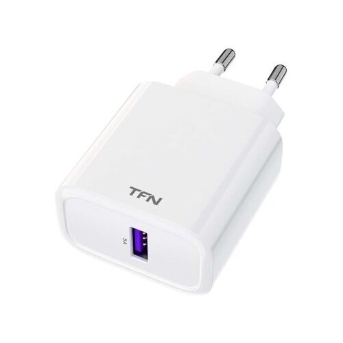 фото Сетевое зарядное устройство tfn rapid 5a qc/scp white б/кабеля
