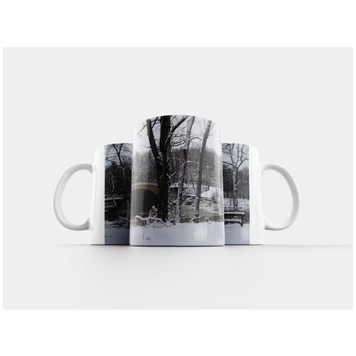 фото Кружка "зима, пейзаж, снег" 320 мл lotsprints
