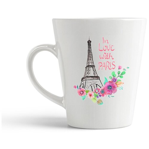 фото Кружка-латте coolpodarok "in love with paris. винтаж"