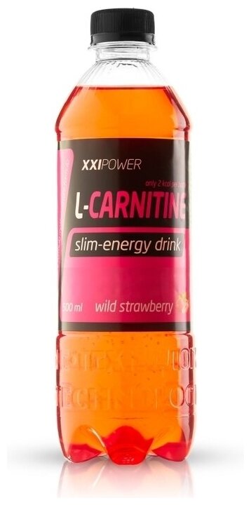 XXI POWER Напиток L-Карнитин 0,5 л 24шт (Земляника)