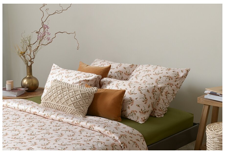 Комплект постельного белья евро Tkano Prairie Степное цветение - фото №2