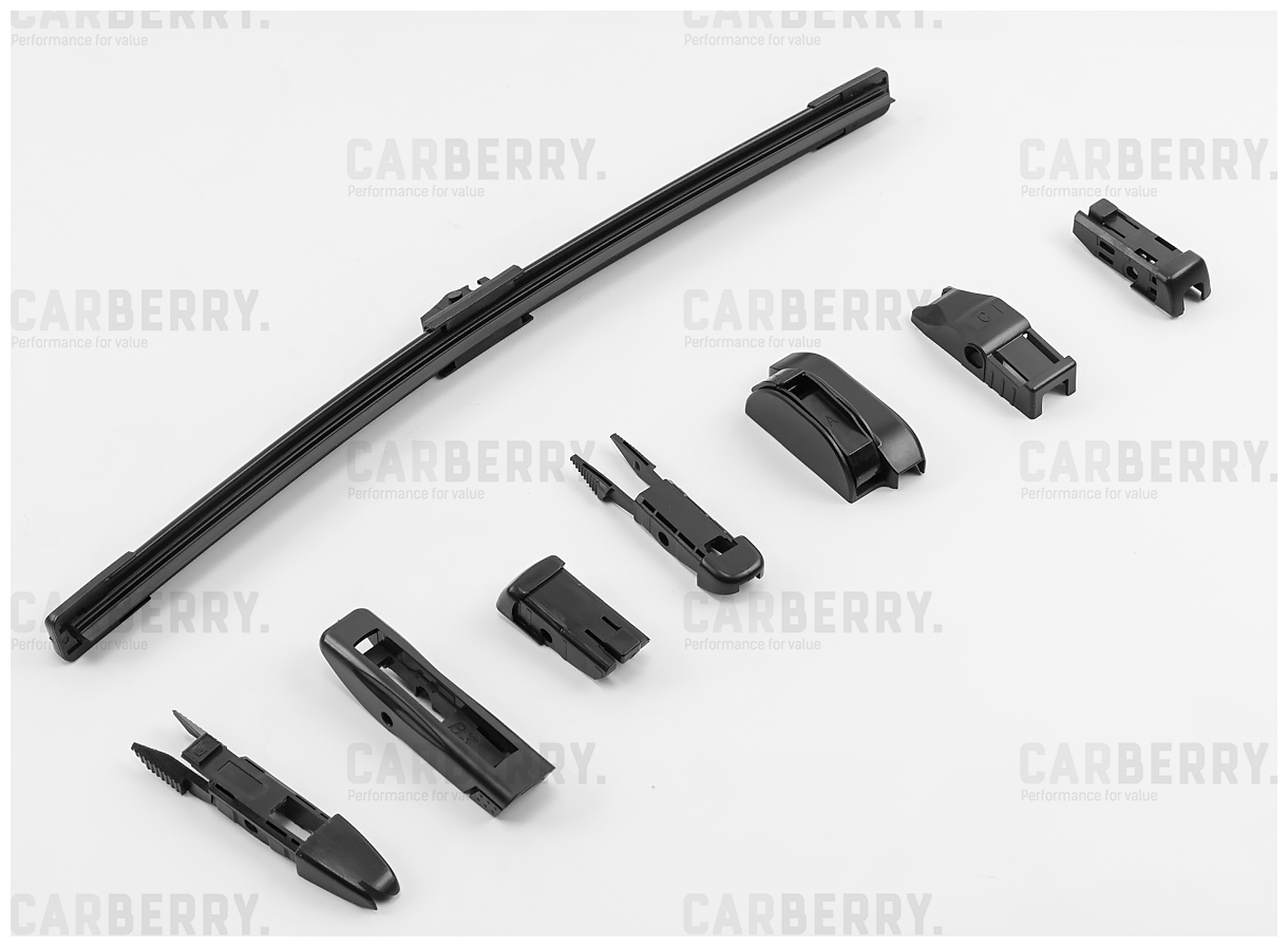 Щетка стеклоочистителя CARBERRY T-Flex 350 мм, бескаркасная, 1 шт, 27CA35