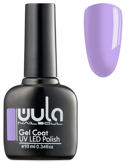 WULA гель-лак для ногтей Gel Coat, 10 мл, 42 г, 503 лавандово-синий