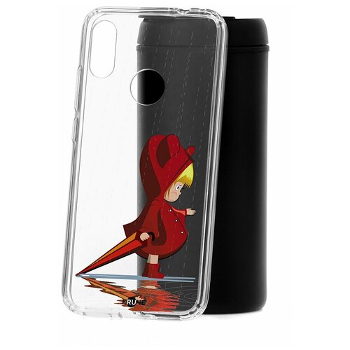 фото Чехол на xiaomi redmi note 7 / note 7 pro kruche print девочка с зонтом / чехол для xiaomi / чехол с рисунком / чехол с принтом / чехол для ксяоми / чехол для хаоми / бампер на сяоми / чехол накладка для ксяоми / противоударная накладка для xiaomi redmi mi / защита для redmi / защита на mi / cиликоновый чехол для xiaomi redmi / пластиковый чехол на ксиаоми / защитный чехол для хаоми / чехольчик / защита телефона / ударопрочный чехол кruче