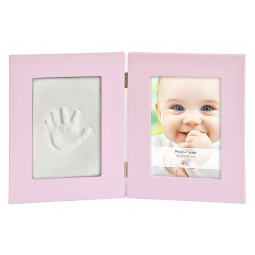 фото Innova фоторамка 13x18 innova pi07885 + набор для лепки «baby keepsake photo and imprint kit»