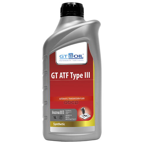 Масло Трансмиссионное Синтетика Gt Atf Dexron Iii 1л GT OIL арт. 8809059407776