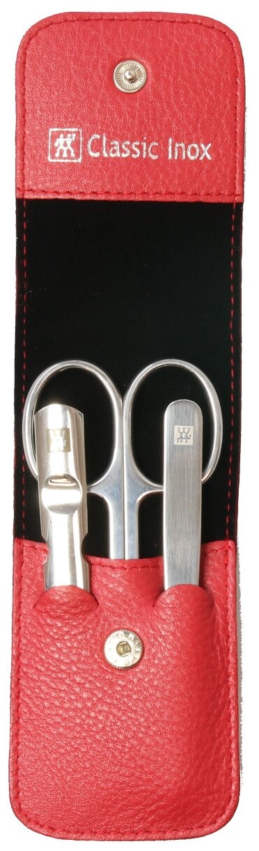 Маникюрный набор Zwilling 3 пр. INOX красный