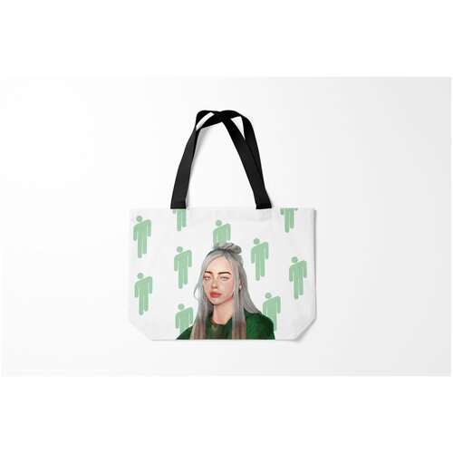 фото Сумка-шоппер / 46х35 см / разная музыка / billie eilish burnettie