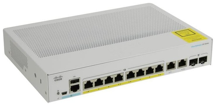 Коммутатор Cisco CBS250-8T-E-2G-EU