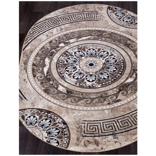 Ковер B9AFC - Овал Коричневый, Современный, Ковер на пол, в гостиную, спальню, в ассортименте, Турция, Бельгия, Россия (250 см. на 350 см.)