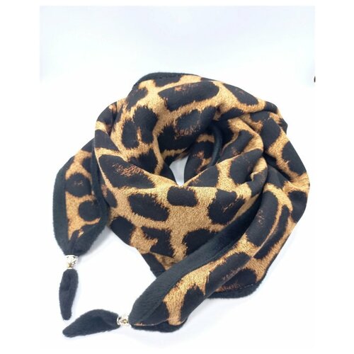 Палантин, Sergio Valentini, Французская косынка, Палантин долька, цвет: Серый, Красный, Черный, 170 х 47 см