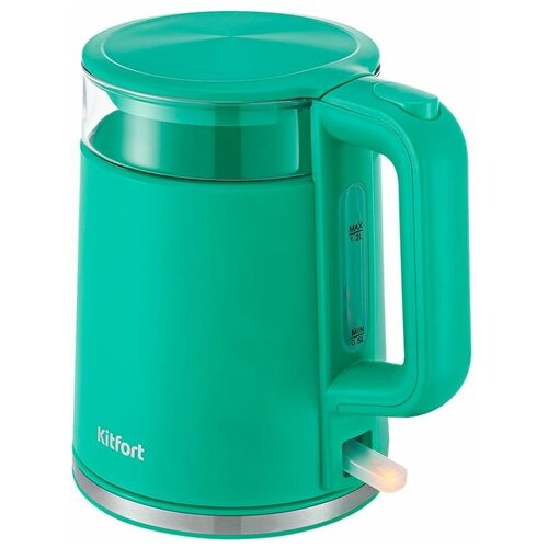 Чайник Kitfort KT-6124-3 12л 2200Вт пластик бирюзовый KT-6124-3 371000₽