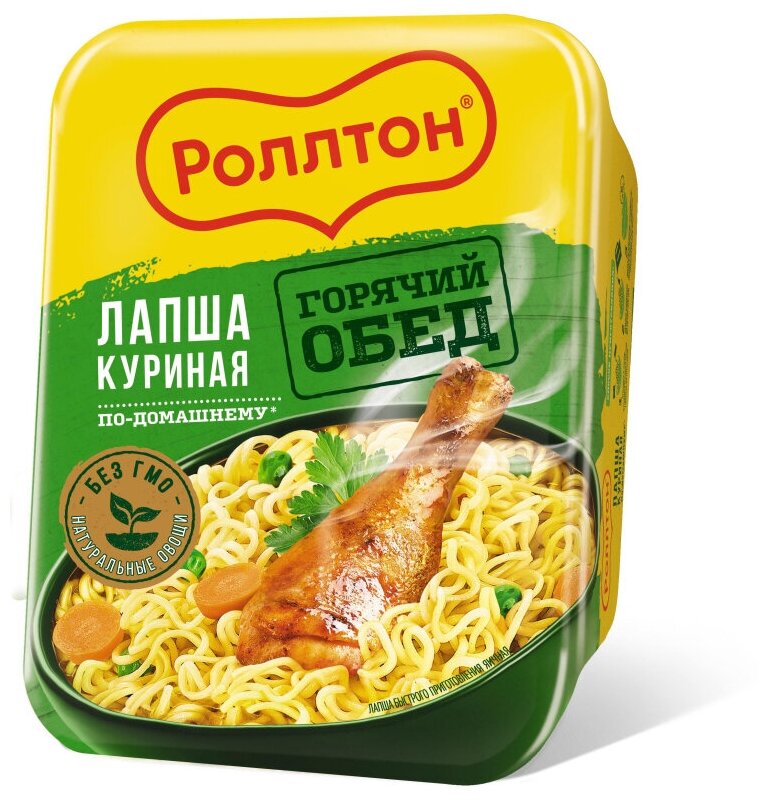 Лапша Роллтон по-домашннму курица, 90гх24шт/уп