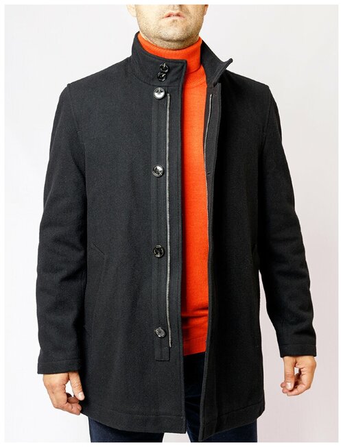Куртка Pierre Cardin, мужская, демисезон/зима, внутренний карман, размер 52, черный