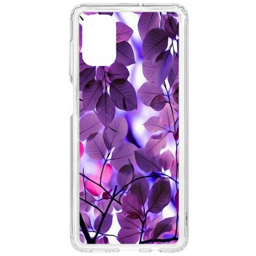 фото Чехол на samsung galaxy m51 kruche print purple leaves / чехол для samsung / чехол с рисунком / чехол с принтом / чехол для самсунг / чехол для самсунг / бампер на гелакси / чехол накладка для гэлэкси / противоударная накладка для samsung galaxy / защита для galaxy / защита на samsung / cиликоновый чехол для samaung galaxy / пластиковый чехол на самсунг / защитный чехол для самсунг / чехольчик / защита телефона / ударопрочный чехол / галакси кruче