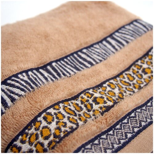 Полотенце наоми бежевое Хлопок 100%, 30х50, Бежевый