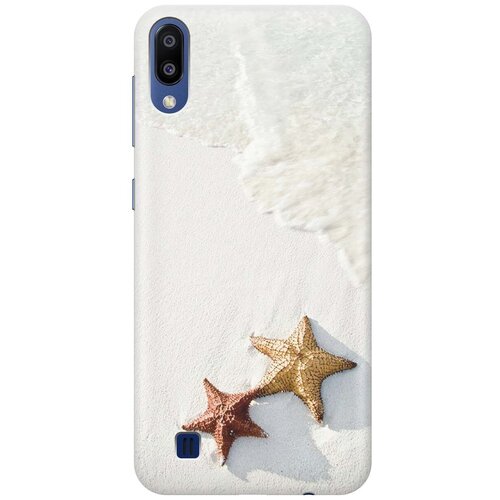 фото Gosso ультратонкий силиконовый чехол-накладка для samsung galaxy m10 с принтом "две морские звезды"