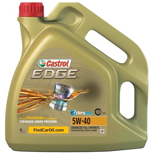 фото Моторное масло castrol edge 5w-40 синтетическое, 4 л