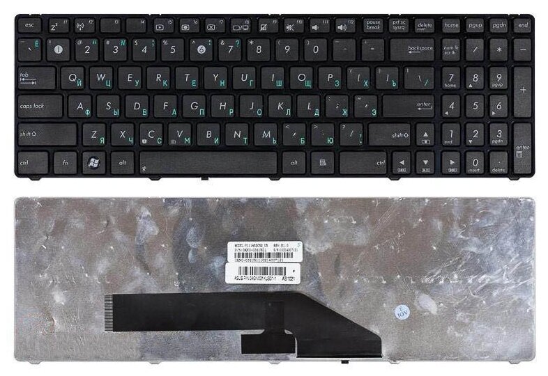 Клавиатура для ноутбука Asus P50C черная с рамкой версия 2 820₽