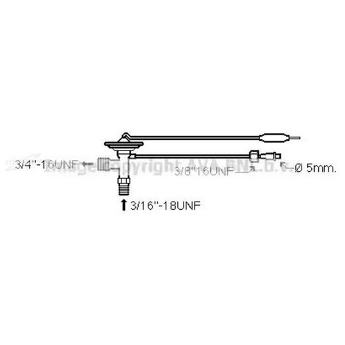 AVA HD1258 Клапан расширительный Honda Legend II Mitsubishi Carisma Colt IV Lancer IV Montero Pajero