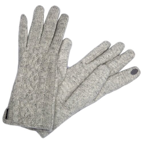 Вязаные перчатки HUPPA ETTA, тёмно-серый 00018, размер 8