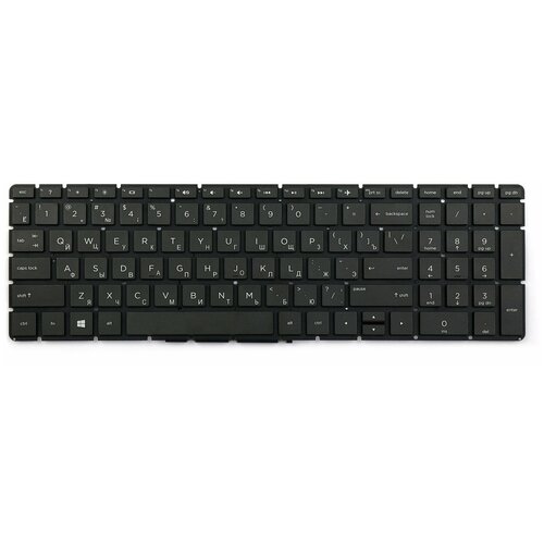 Клавиатура для ноутбука HP Pavilion 250 G6 255 G6 258 G6 Series Плоский Enter Черная без топкейса PN 925008-001 860₽