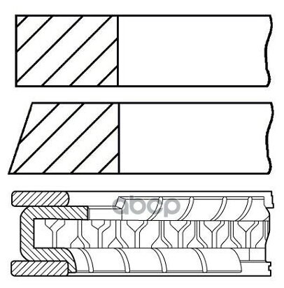 Комплект Поршневых Колец Goetze арт. 08-116100-00