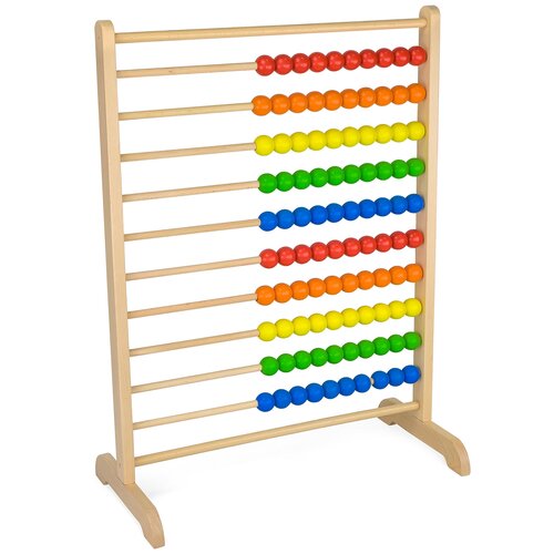 Счеты (80х60х30см) в коробке 50561 красочные abacus арифметические счеты соробан математические инструменты для расчета обучающая игрушка