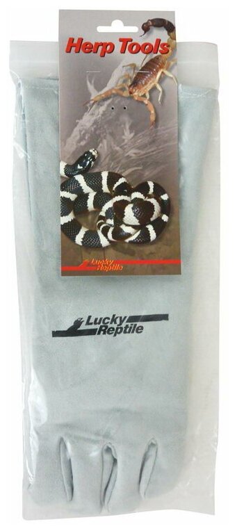 Перчатка защитная кожаная на левую руку LUCKY REPTILE "Protection Glove" (Германия)