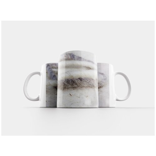 фото Кружка "овечья шерсть, фетр из овечьей шерсти, натуральное волокно" 320 мл lotsprints