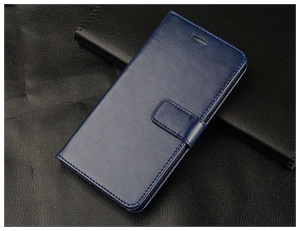 Чехол-книжка из кожи с мульти-подставкой застёжкой и визитницей MyPads для Lenovo Lenovo K3 Note (Леново А7000) синий
