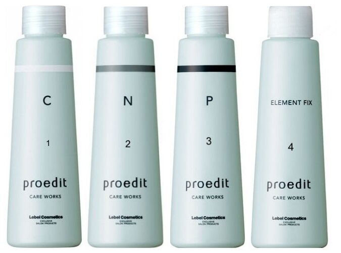 LEBEL Proedit - СПА-программа для волос и кожи головы Element Charge Жизненная сила 4х150мл.