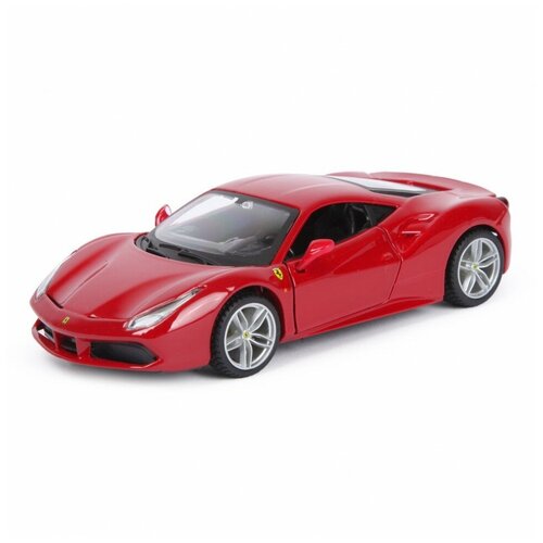 Bburago Коллекционная машинка Феррари 1:32 Ferrari R&P - 488 GTB, красная