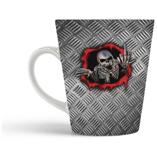 фото Кружка-латте coolpodarok скелет2