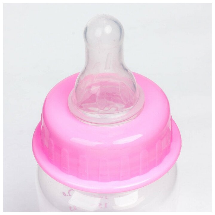 Бутылочка для кормления «Принцесса», 60 мл, от 0 мес., цвет розовый - фотография № 3