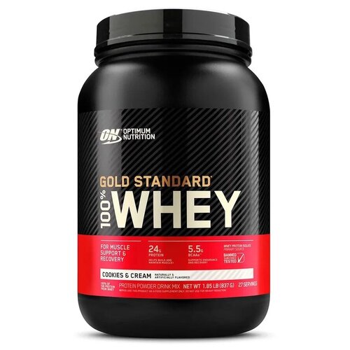 Протеин OPTIMUM NUTRITION 100% WHEY GOLD STANDARD (907 г) печенье крем