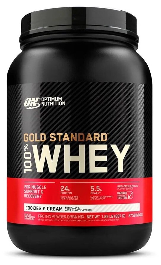 ON 100% Whey Gold standard 2lb (Cookies&Cream) -  907  ( )