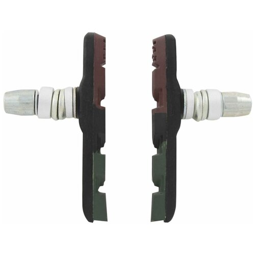 Тормозные колодки цветные 3 профиля 70 мм ассиметричные Promax тормозные колодки shimano для v brake m70t3 пара