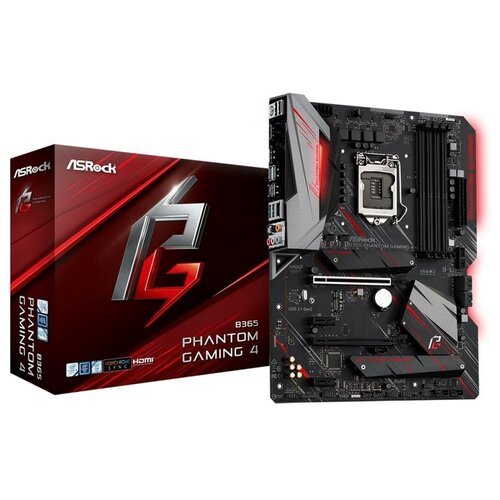 фото Материнская плата b365 s1151 atx b365 phantom gaming 4 asrock