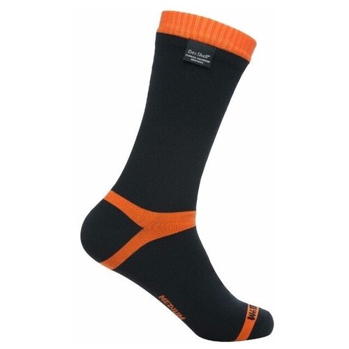 Носки DexShell, размер 47-49, черный носки водонепроницаемые dexshell цвет черный оранжевый ds634 размер xl 47 49